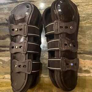 QHP Tendon Boots-Horse Black